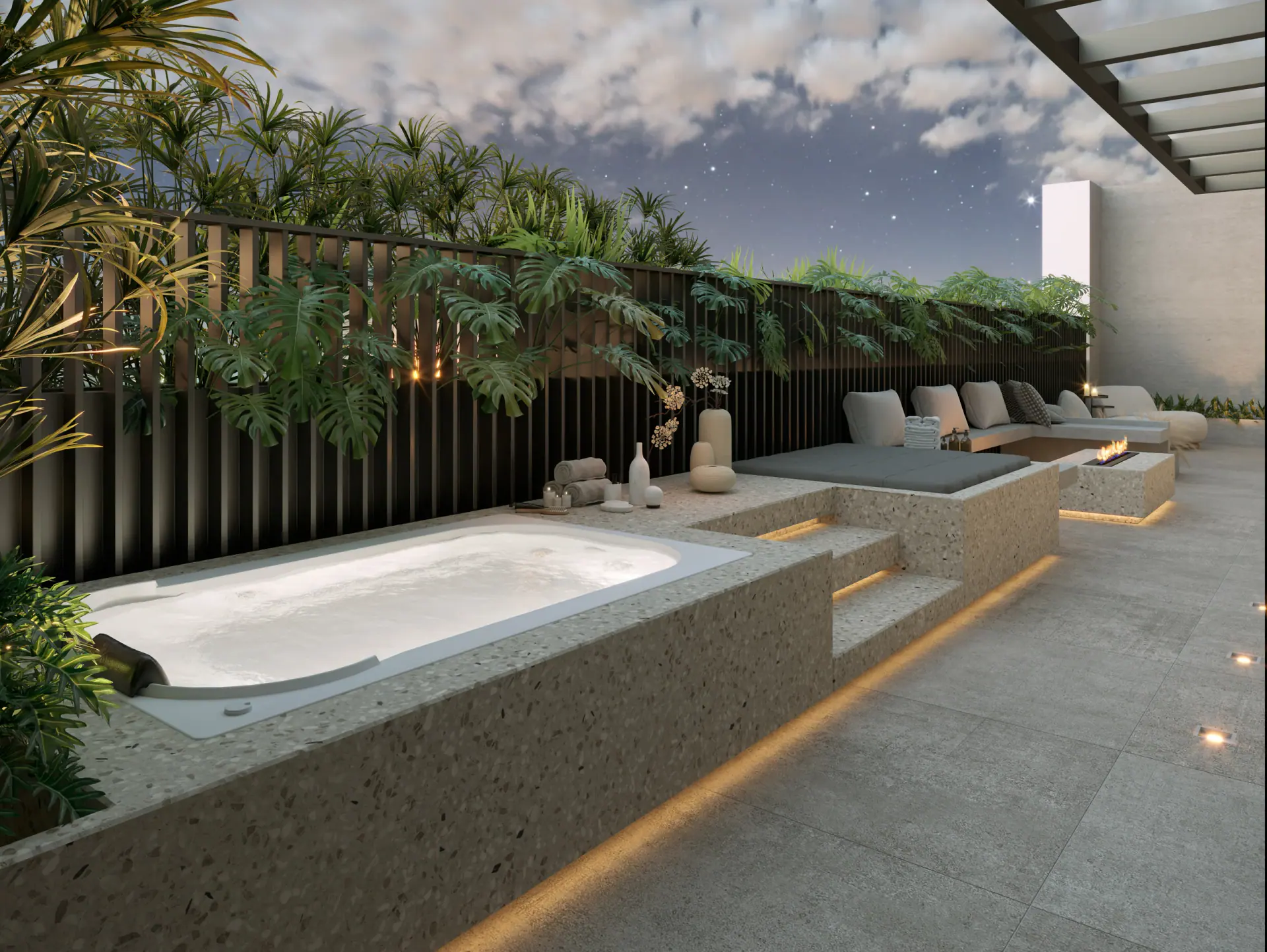 Rooftop com spa · AVVIO