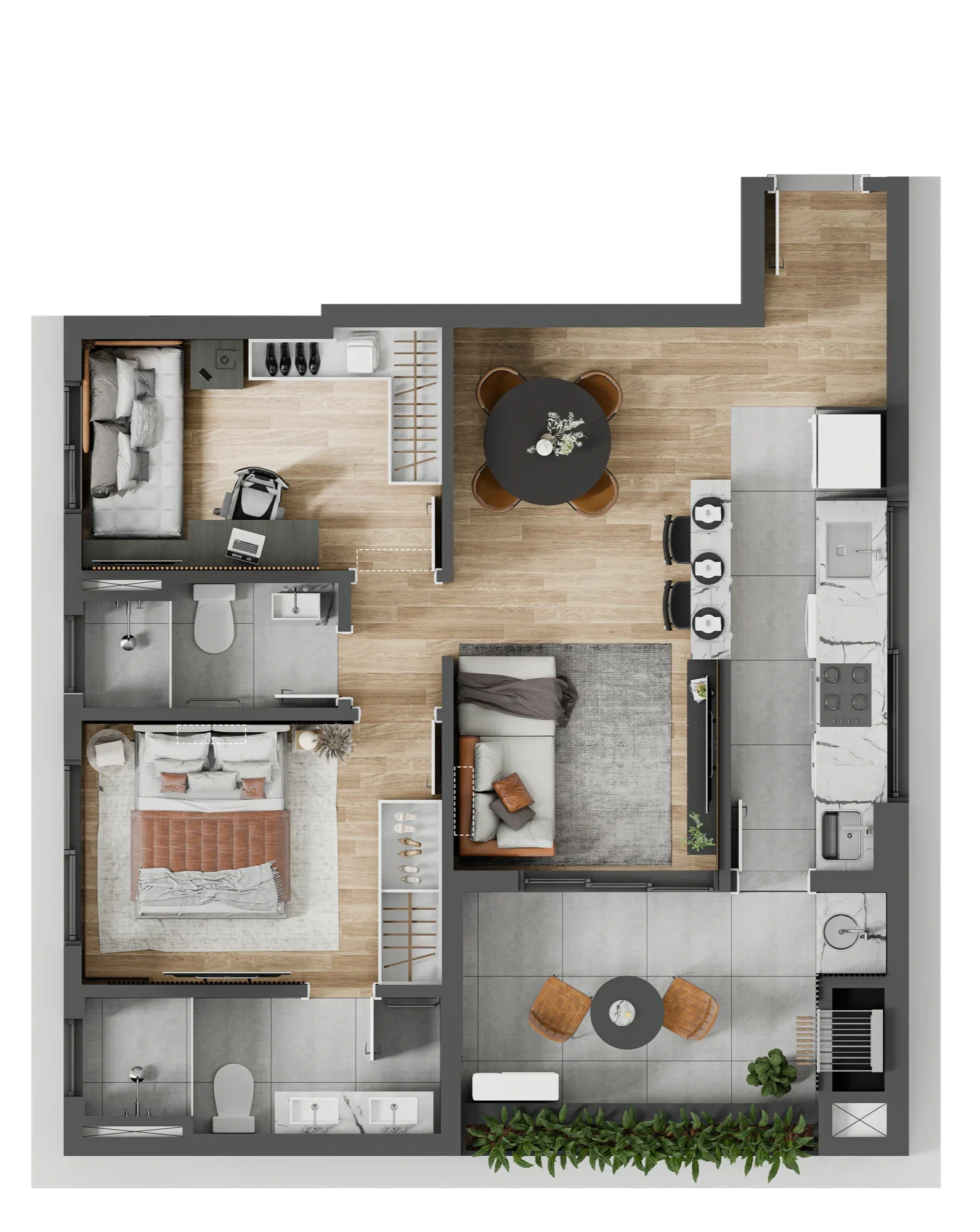 Planta · APARTAMENTO FINAL 01 · AVVIO