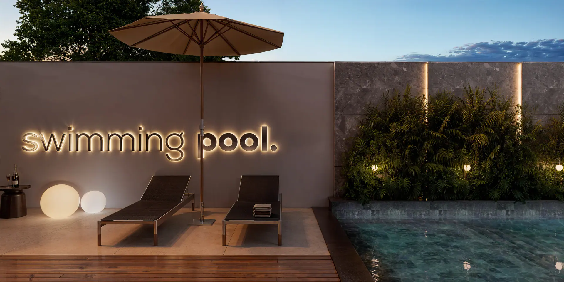 Piscina no rooftop · LOOM